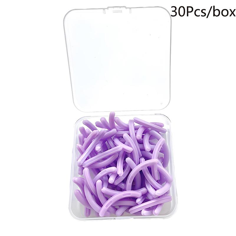 Цветной керлер для ресниц Заменить резину 30 шт./коробка Черный Белый Синий Эластичные сменные резиновые полоски для керлера для ресниц Аксессуары
