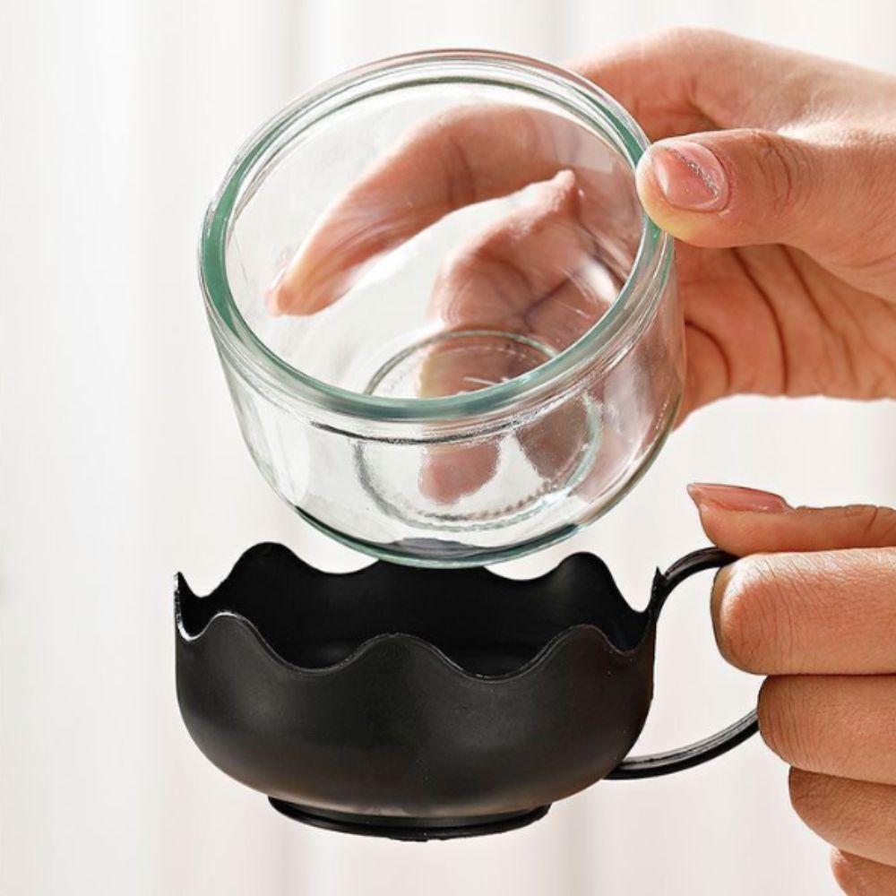 1000/2000 ML Glass Teapot with Filter Tea-Water Separator Pot Transparent Kung Fu Teaware Office