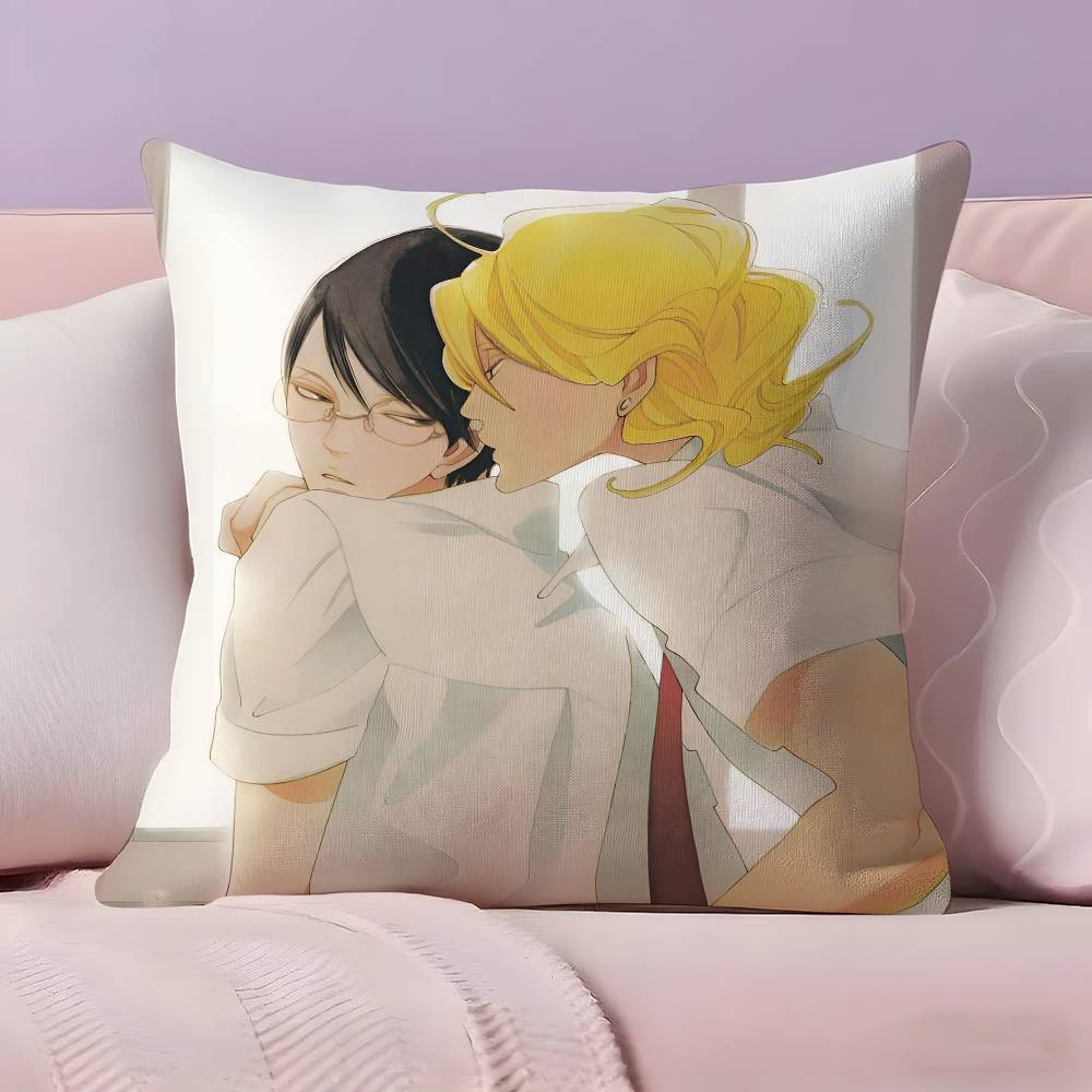 Anime D-Doushisei Pillow Case Ultra Soft Skin Friendly Fabric Cloud Like Comfort & Concealed Zipper