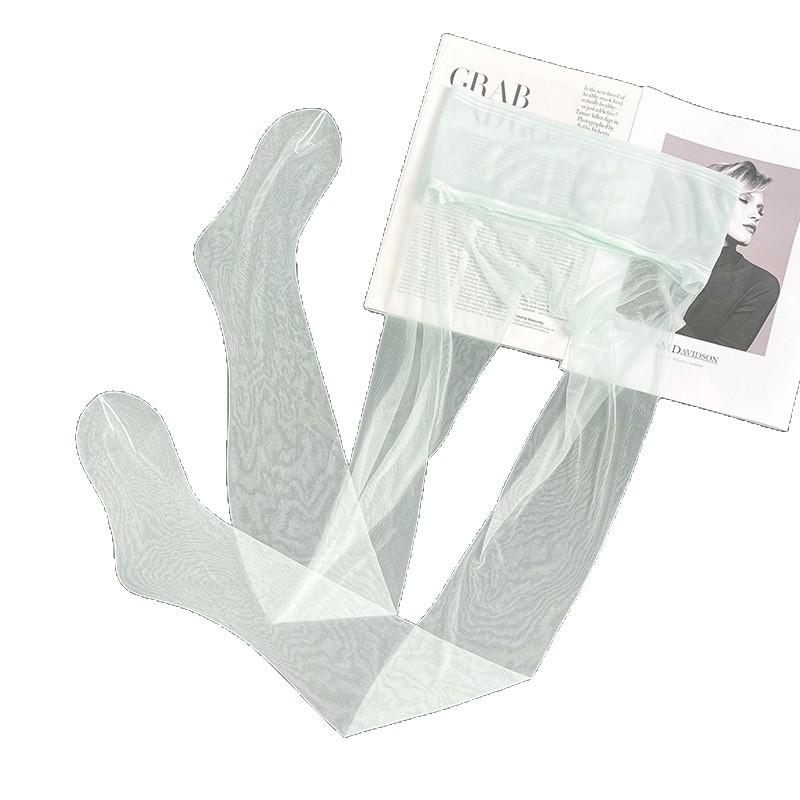 Летние Мятные Мамбо Чулки Женские Ультратонкие Телесного Цвета Антизацепки Артефакт для Ног Красота Кожи Защита от Солнца Женские Колготки