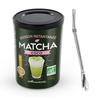 Instant Drink Matcha Coconut 150 G + Stainless Steel Straw with Filter