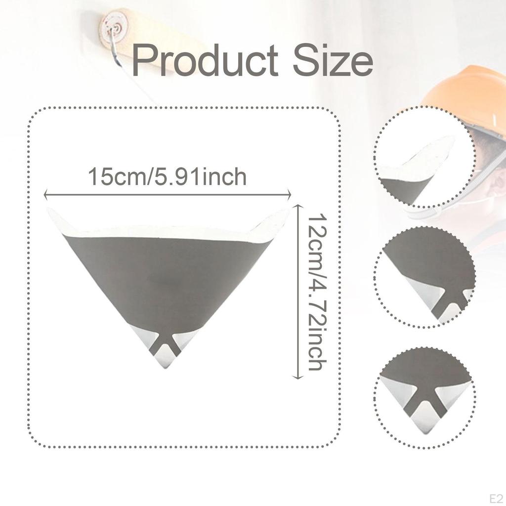 100x Фильтровальная бумага Воронка Фильтр для краски Хобби Простота в использовании Художественно-ремесленное оборудование Проекты покраски