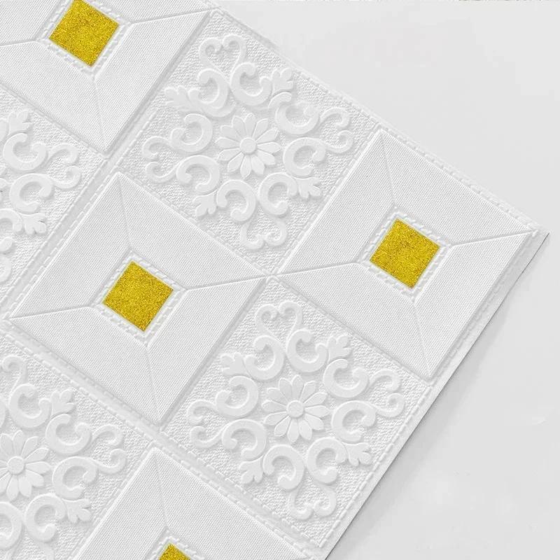 3D потолочная настенная контактная бумага водонепроницаемая самоклеящаяся наклейка на обои ТВ фон украшение на крышу бумажная наклейка