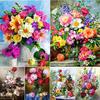 5D Diy алмазная живопись цветы ваза наборы крестиков полная круглая дрель вышивка мозаика художественная картина стразы Декор подарок