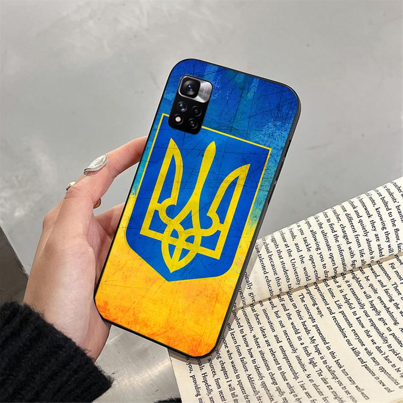 Phone Case For Xiaomi Redmi Note 11S 11 10 Pro 9Pro 8Pro Note9 9S 10S 9T Redmi 10 10C 9C 9A Ukraine Flag Case Funda Capa Cell