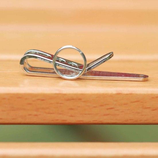 Подвесной зажим для карманной сумки с брелоком из нержавеющей стали, зажим для крепления на пояс, многоцелевые пряжки для ключей для EDC снаряжения, ножей, ключей, тактического снаряжения