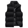 Mens Stand Collar Puffer Vest Slim Fit Warm Casual Sleeveless Jacket Winter