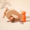 Detachable Aircraft Beech Figures Wooden Aircraft Montessori Toys  Baby Gifts