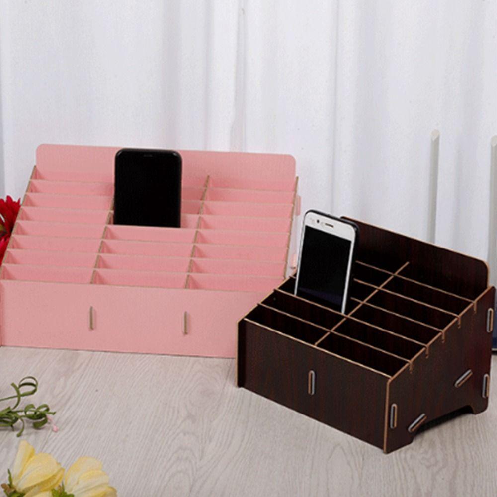 12/24/36 Ячеек Корзина для хранения мобильных телефонов Прочная настольная корзина для хранения и сортировки Настольная