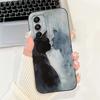 Чехол для Samsung Galaxy A17 SM-A176B Роскошный Цветок с Бантом Мягкий Силикон Ударопрочный Чехол для Samsung A17 4G SM-A175F A 17 Корпус