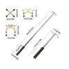 Pool Cue Holder Snooker Part Pool Cue Bridge with Removable Bridge Head Retractable Snooker Billiard Cue Stick Bridge