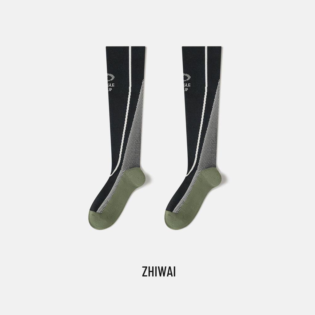 Женские компрессионные гольфы до колена с микродавлением для йоги, бега, прыжков и поддержки икроножных мышц