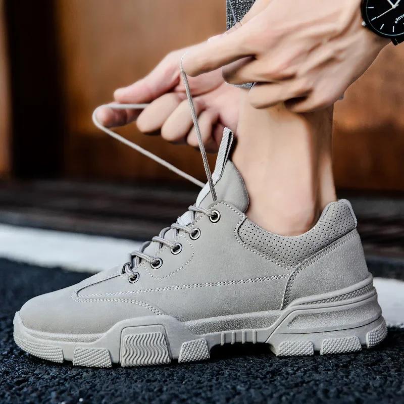 Мужская вулканизированная обувь 2024 года, модная повседневная спортивная обувь на платформе со шнуровкой, оксфорды для бега на открытом воздухе, безопасная плоская мужская обувь Zapatillas Hombre
