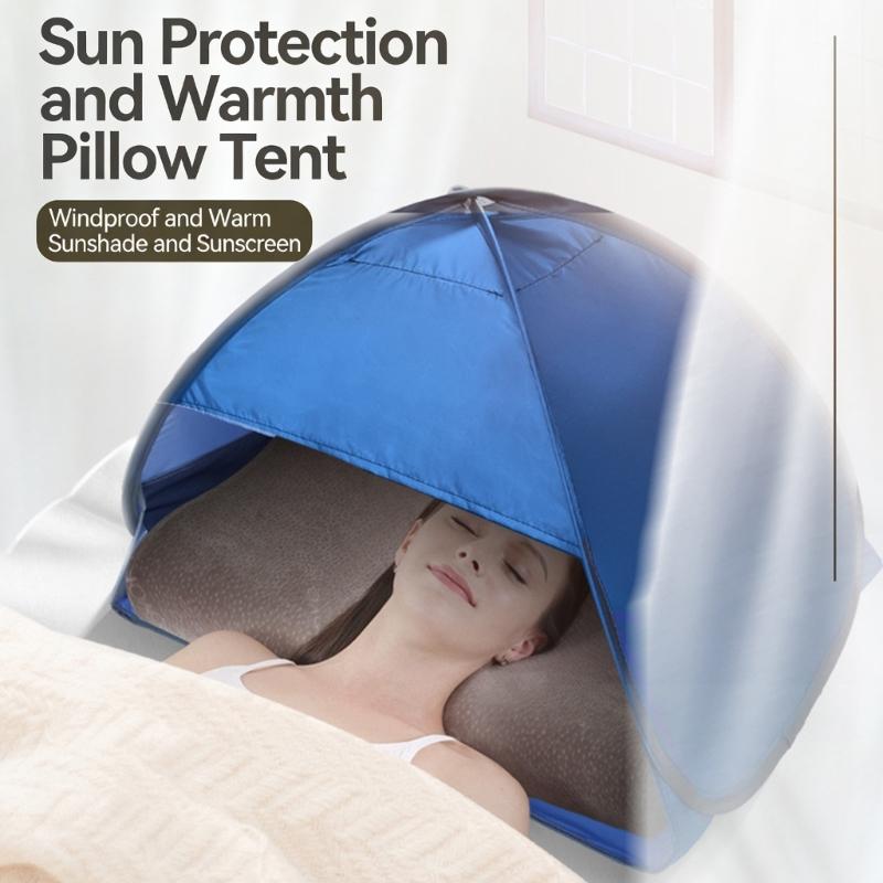 Simple Carry Sun Screen Head Tent Including Storage Bag Works With Pack For Camping Beach Or Room M Size