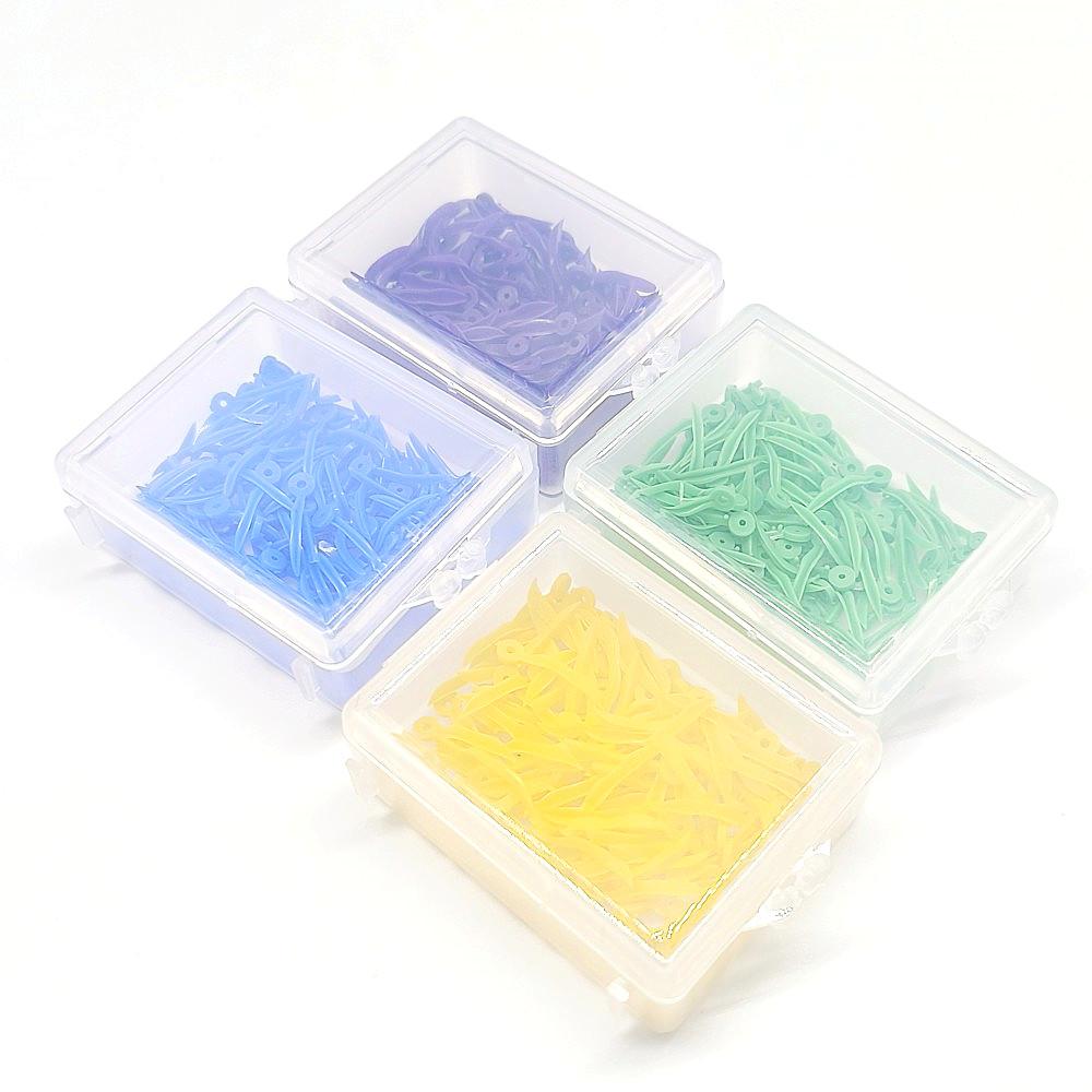 400 шт., одноразовый зубной клин с отверстием, диастема, медицинский пластиковый дуговой клин, вогнутый дизайн, инструмент для стоматолога