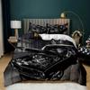 Race Car Bedding Set Twin Size Burning Red Flame Duvet Cover Set 3D Sports Car Duvet Cover 3Pcs Bedclothes King Duvet Cover
