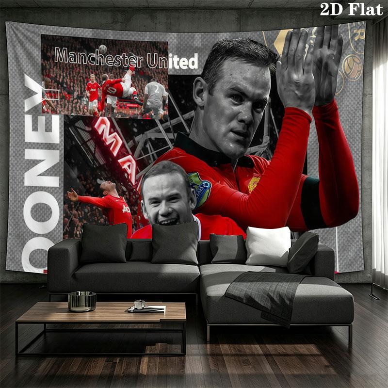 Rooney Wall tapestry, aesthetic printed fabric blanket, suitable for bedroom, living room, and home decor.