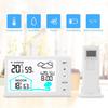Thermohythmic Meter Wireless Weather Station with Barometer Sensor 4.4" LCD Display Indoor Outdoor Temperature Humidity Monitor