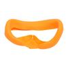VR Silicone Face Cover Waterproof Washable Soft VR Face Pad Cushion for PICO 4 VR Glasses Orange