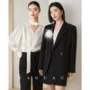 Spring Autumn Fashion Loose Korean Style Blazer Elegant Plus Size Suit Jacket Casual Petite Women