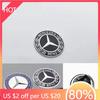 Car Sticker Car Metal Flat Hood Emblem Front Badge Logo Sticker For Mercedes Benz W212 W213 W205 W177 W247 W176 CLS CLA CLK CLG 