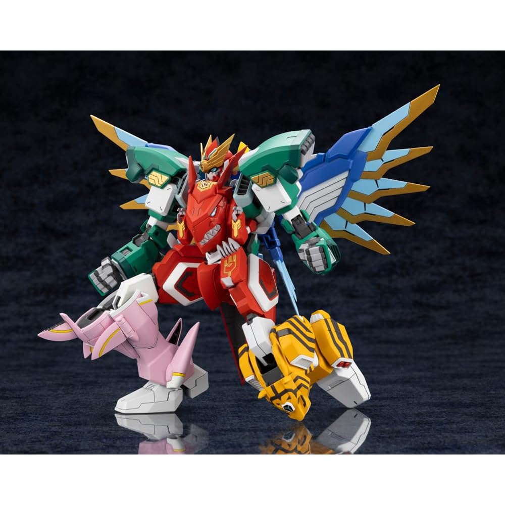 Kotobukiya Sentai Red Maximum Kizuna Kaiser Пластиковая модель без масштаба Высота около 170 мм