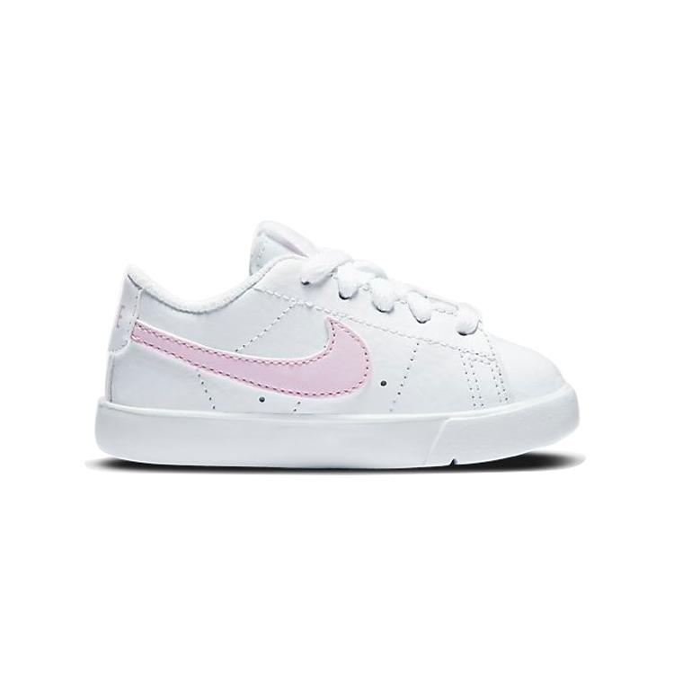 Nike Кроссовки Blazer Low для малышей Бело-розовые для младенцев и малышей CZ7581-102