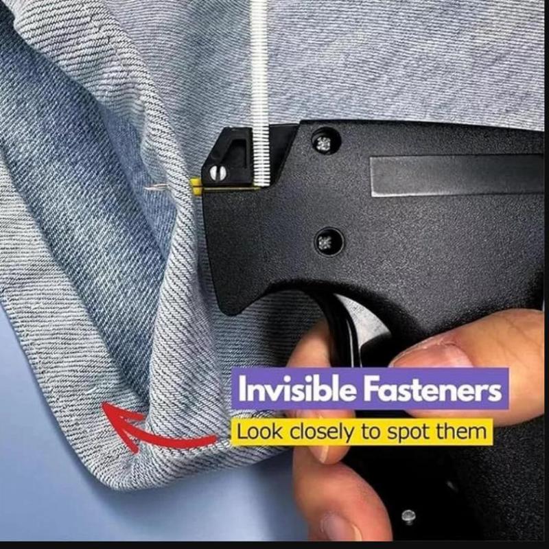 Пистолет для этикеток Держатель для квилтов Пистолет для бирок Мягкий силиконовый Безигольный защелкивающийся Одноигольный швейный пистолет Не оставляющий следов лист Противоскользящий инструмент