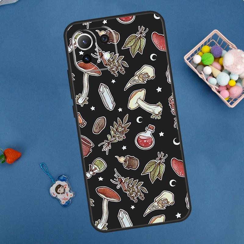 Чехол "Грибной Лес" для Xiaomi 14 13 15 Ultra 11T 12T 13T 14T Pro POCO X7 Pro X3 X5 F5 F6 M6 X6 Pro