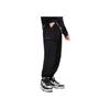 Мужские спортивные штаны Li Ning Skateboard Series, однотонные, зауженные, черные, AYKT075-1