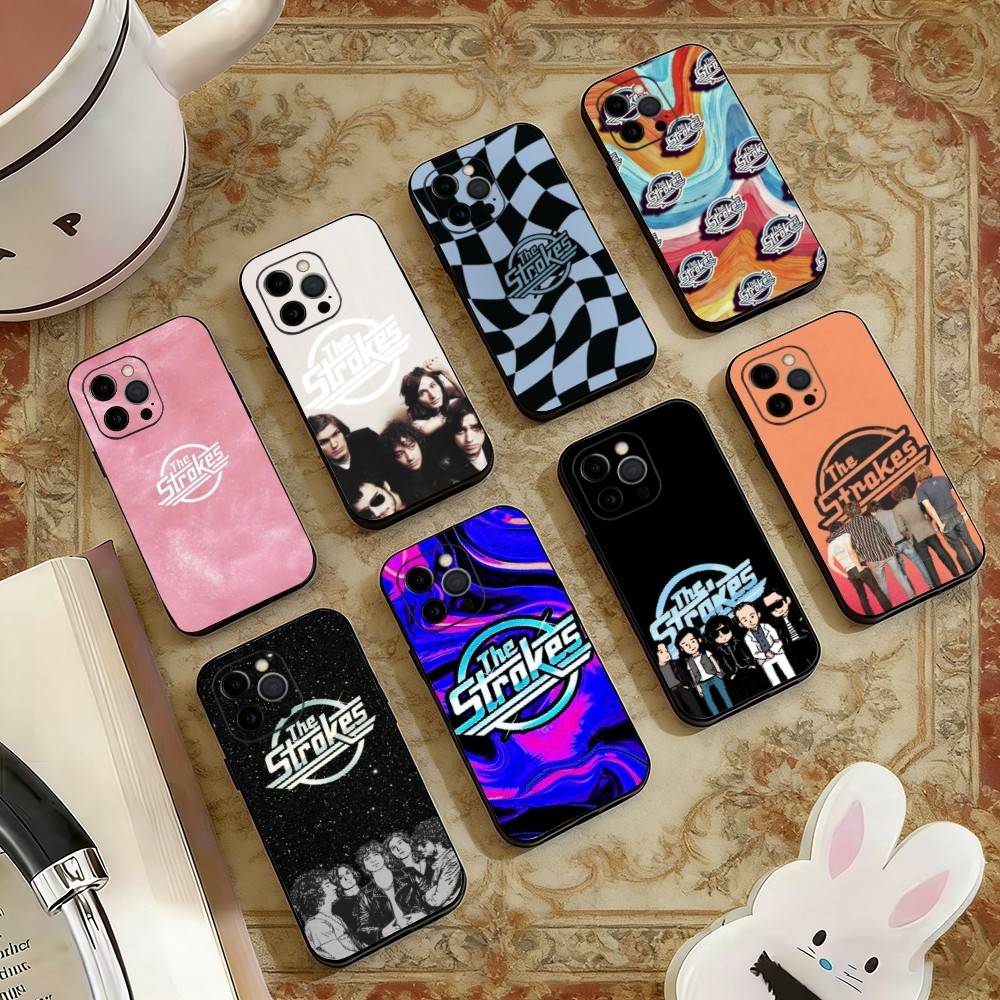 Чехол для телефона Band The s-Strokes Силиконовый Мягкий Для IPhone 17 16 15 14 13 12 11 X XR Plus Pro Max Plus