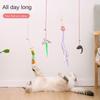 Self -hi Hanging Cat Toy Funny Stick Kitten Hanging Swing Fashion Pet Play Cat