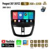 2 Din Android для Peugeot 207 207CC 2007-2013 Автомобильное радио Мультимедийный плеер Carplay Авто Стерео WIFI GPS DVD головное устройство 2 + 32 ГБ