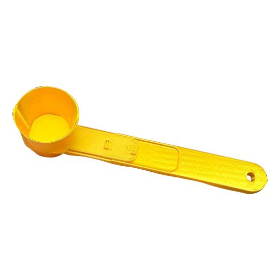 Герметичная ложка для порошка со встроенной воронкой, точная мерная ложка для добавок для выпечки, эргономичная ручка, ложка для порошка для кофейного сахара