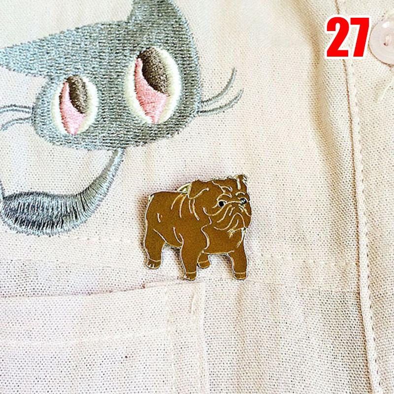 1PC Cartoon Pendant Dog Jewelry Dogs Brooches Pins Dachshunds Corgi Badge Decorated Cute Brooches