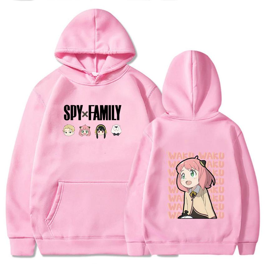 Горячая аниме-шпионка x семья Аня Форджер с графическим принтом, с капюшоном для мужчин и женщин, распространенные толстовки с капюшоном, повседневная уличная одежда, толстовка унисекс в стиле Харадзюку