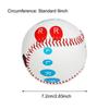 Стандартный 9-дюймовый тренировочный бейсбольный мяч с подробными инструкциями по хвату, тренировочное пособие по подаче