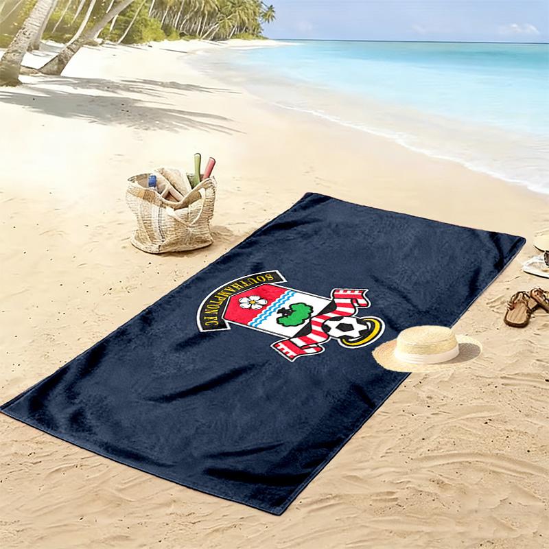 Southampton F.C Print Beach Towel, Large Soft Quick Dry Towel for Beach Camping Swimming