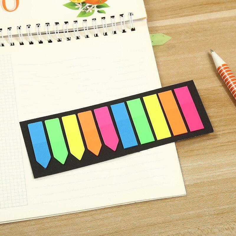 Многоцелевая наклейка для заметок с индексной страницей и линейкой, наклейка для блокнота, студенческие канцелярские принадлежности, школьные канцелярские принадлежности