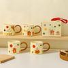 Кружка «Катонг Медведь» Милая керамическая чашка Высокий уровень внешнего вида Большая вместимость Чашка для питья Дом и офис Чашка для воды Сувенир