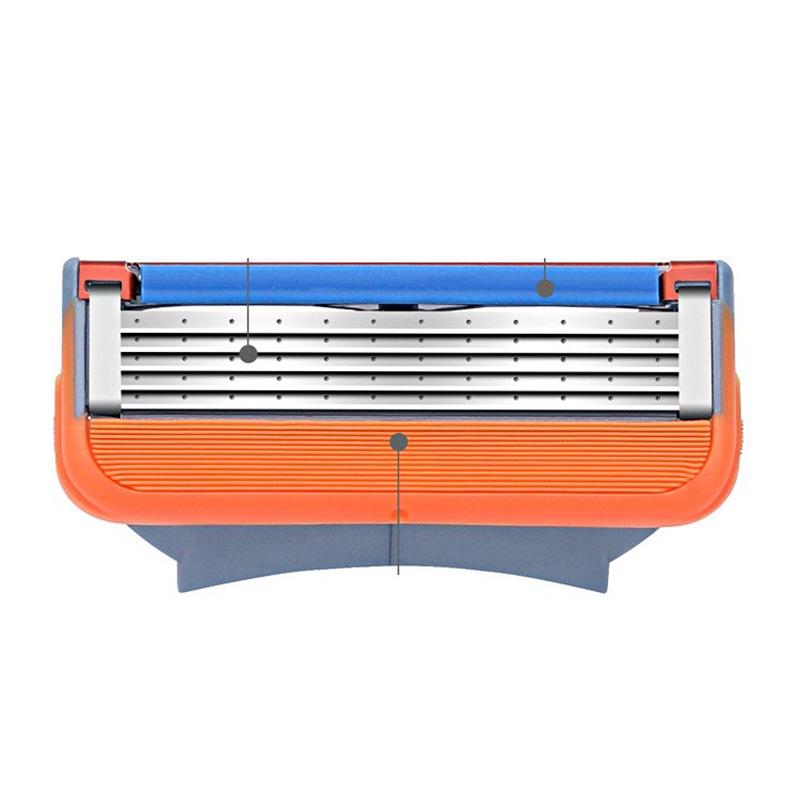 4 шт./лот кассетное лезвие для бритья для лица для мужчин