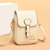 Women's Bag New Women's Mobile Phone Bag Simple and Versatile Soft Leather One-shoulder Crossbody Coin Wallet Trendy