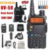Новая улучшенная ЖК-рация Baofeng UV-5R, портативная ручная рация, гражданский двусторонний радиосканер-трансивер, портативная для полиции, пожарных