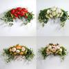 Artificial Wedding Arch Wreath Threshold champagne Peony Rose DIY Wedding Party Flower Wall Deco Boho Home Decor Christma Wreath