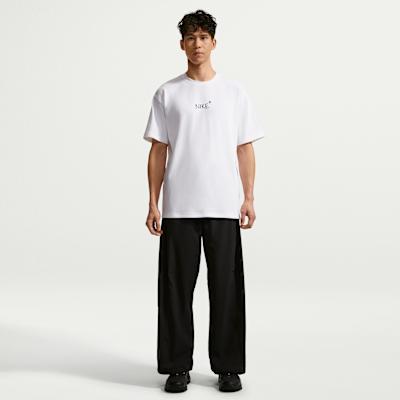 Nike Sportswear T Shirts Men's White Crew Neck Moderate
