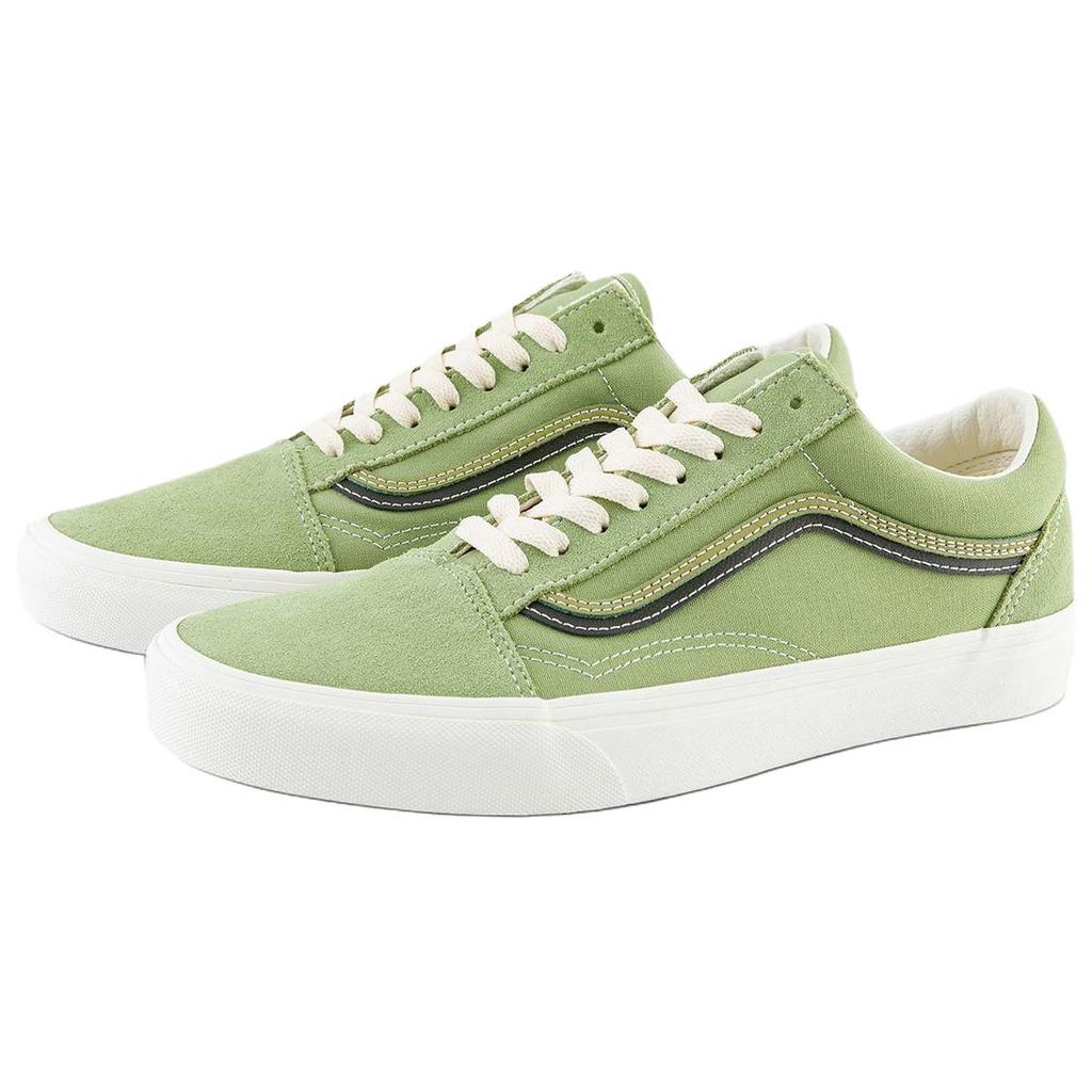 Vans Кеды для скейтборда Old Skool Низкие Унисекс Зеленые Кроссовки VN000EG8GIS