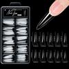 100 шт. Акриловые накладные ногти Миндаль Квадрат Предварительно запиленные Накладные ногти Нейл-арт Наращивание
