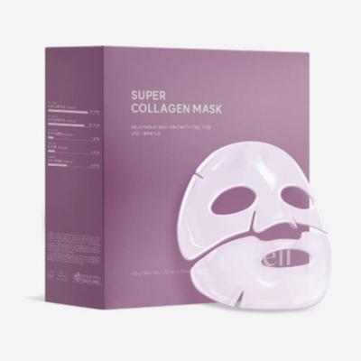 Супер Коллагеновая Маска 12 Листов | Укрепляющая и Повышающая Эластичность Тканевая Маска