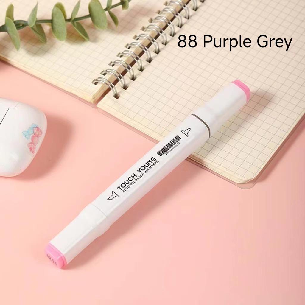 6th Gen Double Tip White Square Barrel Oil-Based Marker for Drawing & Hand-Painting