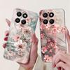 Soft Slim Transparent Silicone Cover For Huawei Honor 400 Smart Funda Honor X7D Cat Rose Flower Dragon Fashion Shockproof Bumper
